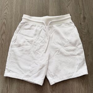 White Sweat Shorts